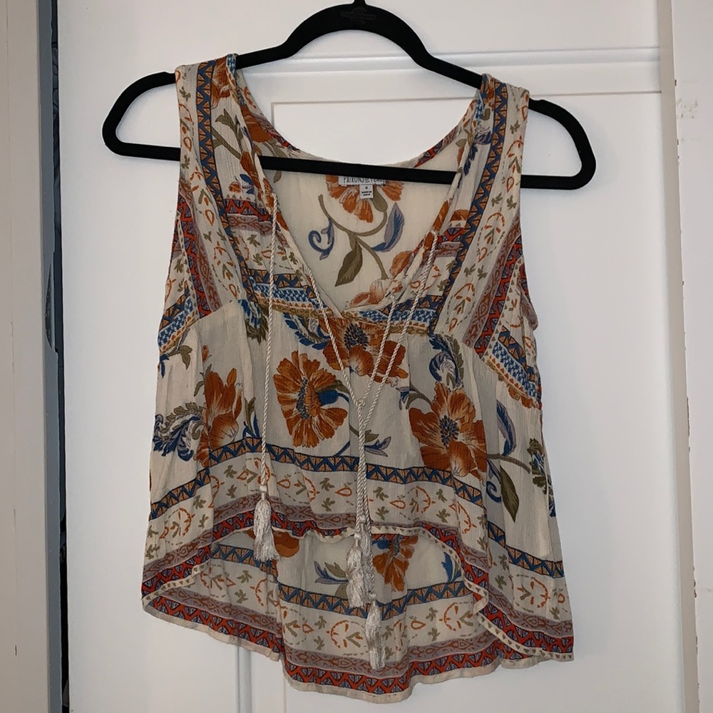 Floral Sleeveless top